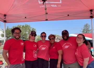 AEP Ohio employees volunteer at a local community event