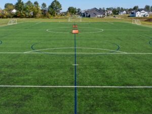 A photo of Blast FC's turf field.
